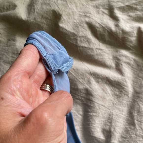 Birdy Grey Size Medium Dusty Blue Bridesmaid or Cocktail Formal Maxi Dress - Picture 15 of 16